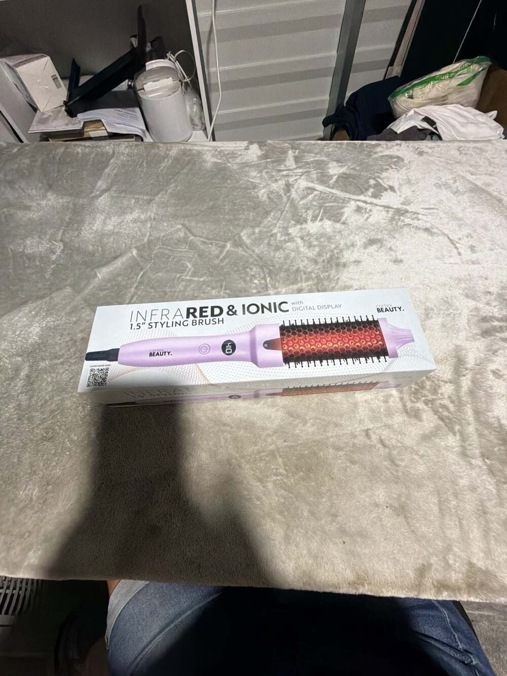 Cortex Beauty 1.5" Infrared & Ionic Styling Brush with Digital Display
